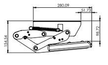 Carica l'immagine nel visualizzatore di Gallery, Gradino manuale movimento basculante modello 12473 Serie R