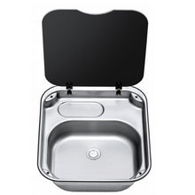 Carica l'immagine nel visualizzatore di Gallery, Lavello rettangolare linea 34 e coperchio di ricambio