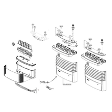 Carica l'immagine nel visualizzatore di Gallery, Ricambi Mascherina Truma per S 5004 - S 5004 CI - Effetto Camino