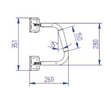 Carica l'immagine nel visualizzatore di Gallery, Security Handrail - Maniglia di sicurezza corta Thule