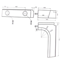 Carica l'immagine nel visualizzatore di Gallery, Scheda tecnica Serbatoio sagomato per van 105lt per Ducato X250 - X290