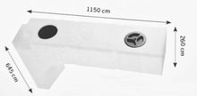 Carica l'immagine nel visualizzatore di Gallery, Scheda tecnica Serbatoio sagomato per van 105lt per Ducato X250 - X290
