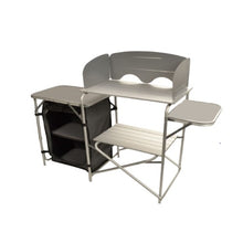 Carica l'immagine nel visualizzatore di Gallery, Mobile cucina maxi in alluminio con zanzariera per camper caravan campeggio