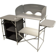 Carica l'immagine nel visualizzatore di Gallery, Mobile cucina maxi in alluminio con zanzariera per camper caravan campeggio