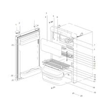 Carica l&#39;immagine nel visualizzatore di Gallery, Scheda tecnica Ricambi frigorifero Thetford Premium LCD N100
