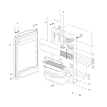 Carica l'immagine nel visualizzatore di Gallery, Scheda tecnica Ricambi frigorifero Thetford Premium LCD N97
