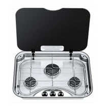 Carica l'immagine nel visualizzatore di Gallery, Piano cottura rettangolare serie 345 e coperchio di ricambio