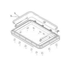 Carica l'immagine nel visualizzatore di Gallery, Ricambi cornice esterna Heki 3 - Heki 3 Plus Dometic