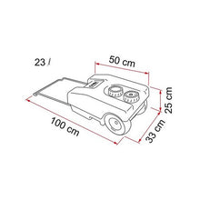 Carica l'immagine nel visualizzatore di Gallery, Roll Tank 23F tanica portatile acque pulite