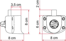 Carica l'immagine nel visualizzatore di Gallery, Safe Door Guardian serratura Fiamma