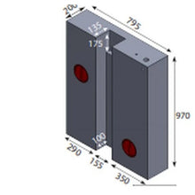 Carica l'immagine nel visualizzatore di Gallery, Scheda tecnica Serbatoio sagomato per Ducato X250 - X290