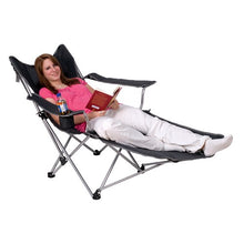 Carica l'immagine nel visualizzatore di Gallery, Sedia da campeggio Snobby II con schienale bloccabile in 3 posizioni