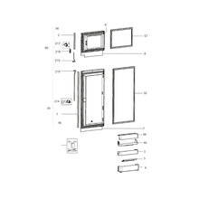 Carica l'immagine nel visualizzatore di Gallery, Scheda tecnica Ricambi frigorifero Dometic serie 8 mod.RMD 8555 Dx - Sportello