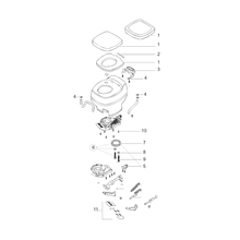 Carica l'immagine nel visualizzatore di Gallery, Ricambi WC Thetford Aqua Magic-Starlite/Galaxy scheda tecnica