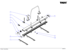 Carica l'immagine nel visualizzatore di Gallery, Scheda tecnica Ricambi portabici a parete Thule Veloslide