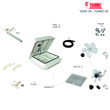 Carica l'immagine nel visualizzatore di Gallery, Ricambi oblò Fiamma Vent 28 e Turbo 28