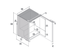 Carica l'immagine nel visualizzatore di Gallery, Frigorifero a compressore Vitrifrigo modello C50i