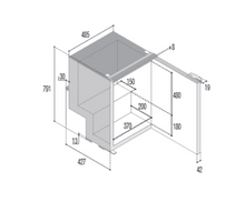 Carica l'immagine nel visualizzatore di Gallery, Frigorifero a compressione Vitrifrigo modello C85i