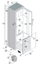 Carica l'immagine nel visualizzatore di Gallery, Frigorifero a compressione Vitrifrigo modello SLIM150