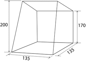 Tenda posteriore per VW Caddy Brunner Pilote Caddy 4