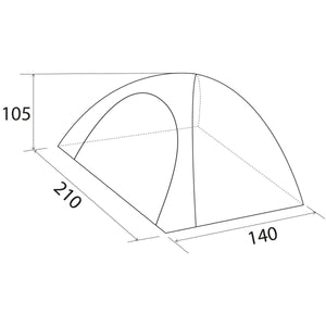 Tenda Brunner Strato 2 Automatic dimensioni