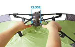 Istruzioni di chiusura tenda Brunner Blitz 3 Automatic