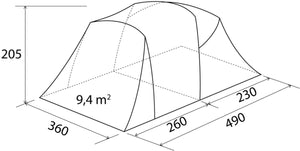 Misure Tenda Family Brunner Kalinda 5
