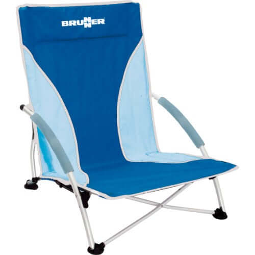 Sedia da spiaggia Brunner Cuba blu/azzurro
