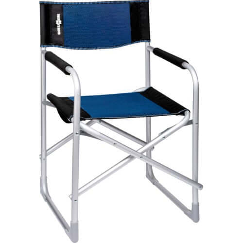 Sedia da campeggio Brunner Captain nero/blu