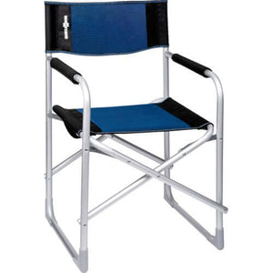 Sedia da campeggio Brunner Captain nero/blu