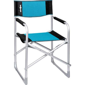 Sedia da campeggio Brunner Captain nero/azzurro