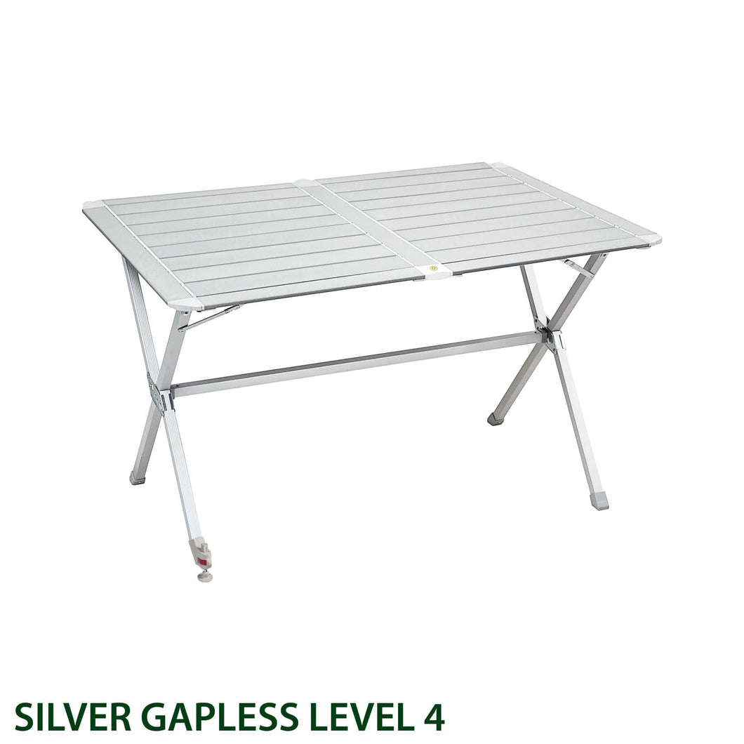 Tavolo arrotolabile da campeggio Brunner Silver Gapless Level