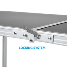 Carica l&#39;immagine nel visualizzatore di Gallery, Sistema bloccaggio Tavolo da campeggio pieghevole Brunner Flatpack 4
