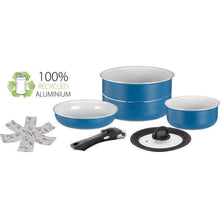 Carica l&#39;immagine nel visualizzatore di Gallery, Set pentole da campeggio Brunner Carezza Spacemaster 7+1 Ø22 Vacublock
