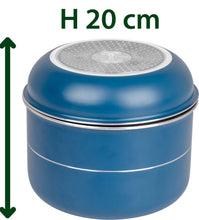 Carica l&#39;immagine nel visualizzatore di Gallery, Set pentole da campeggio Brunner Carezza Spacemaster 7+1 Ø22 Vacublock
