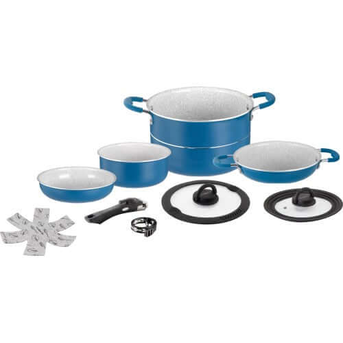 Set Brunner Carezza 7+1 Ø22 - Pentole Campeggio Qualità