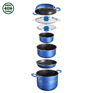 Set pentole da campeggio Brunner Skipper 8+1 Ø20