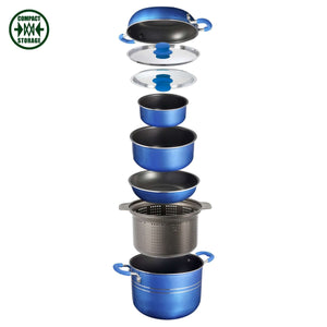 Set pentole da campeggio Brunner Skipper 9+1 Ø22