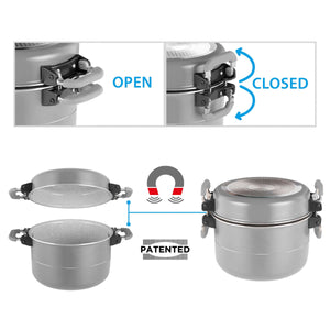 Set pentole da campeggio Brunner Fusion 7+1 Ø22