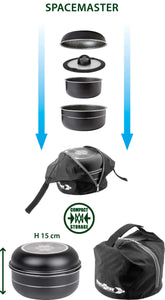 Set pentole da campeggio Brunner Pirate Space Master Ø24