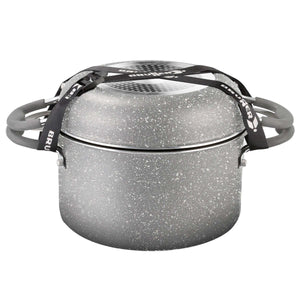 Set pentole da campeggio Brunner Gourmet Rock NG 8+1 Ø20