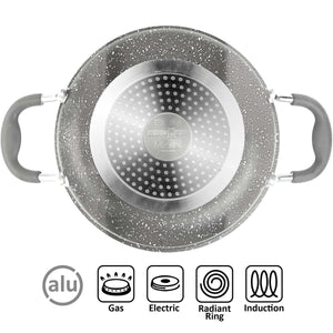 Set pentole Brunner Gourmet Rock NG 9+1 Ø24