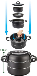 Set pentole da campeggio Brunner Pirate NG 7+1 Ø22