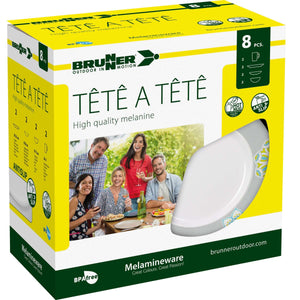 Scatolo Set piatti da campeggio Brunner TÊTE-Â-TÊTE Sandhya