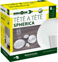 Carica l&#39;immagine nel visualizzatore di Gallery, Scatolo Set piatti da campeggio Brunner TÊTE-Â-TÊTE Spherica
