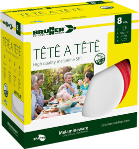 Scatolo Set piatti da campeggio Brunner TÊTE-Â-TÊTE Cosmic