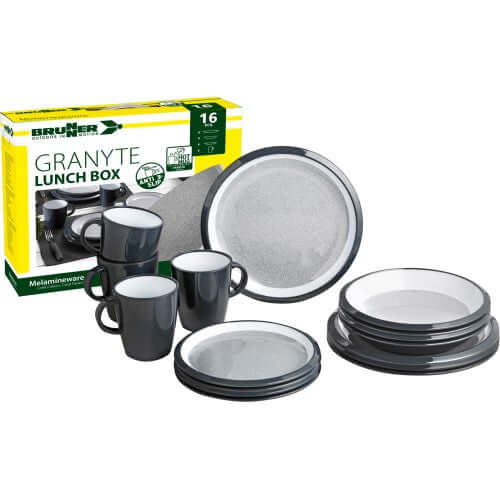 Set stoviglie da campeggio Brunner Lunch Box Granyte