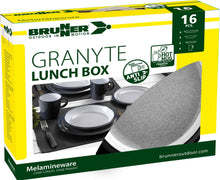 Carica l&#39;immagine nel visualizzatore di Gallery, Scatolo Set stoviglie da campeggio Brunner Lunch Box Granyte

