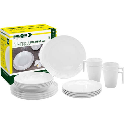 Set piatti da campeggio Brunner Melamine Enigma Set piatti da campeggio Brunner Melamine Enigma