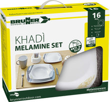 Carica l&#39;immagine nel visualizzatore di Gallery, Scatolo Set piatti da campeggio Brunner Melamine Khadì
